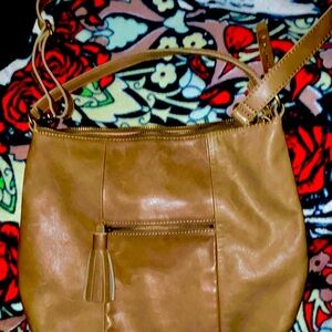 Large Lucky Brand Crossbody Hobo Bag